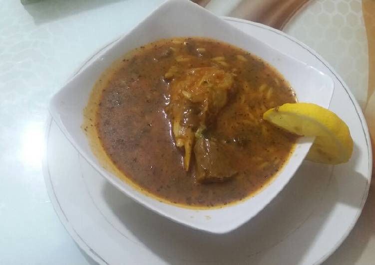 الشوربة الليبية