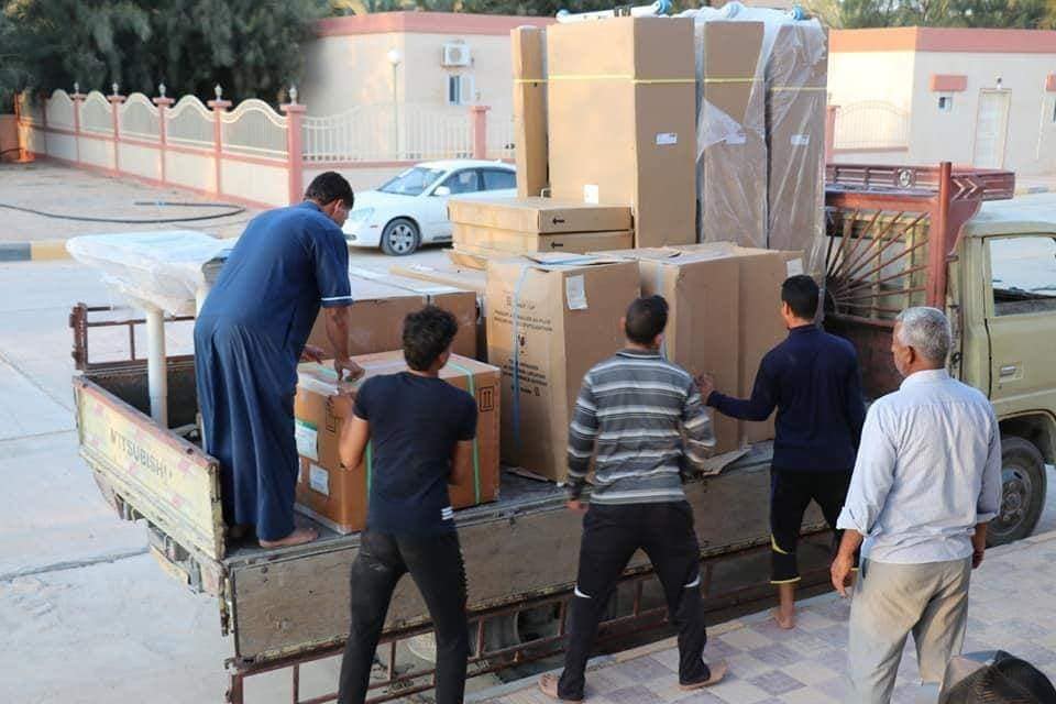 اجهزة طبية لمركز العزل في مستشفى جالو