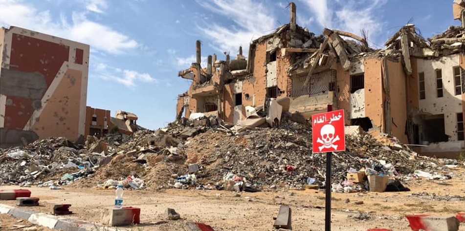 السفارة البريطانية تكشف عن مشروع لإزالة مخلفات الحرب في سرت