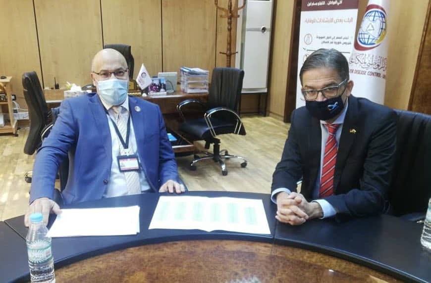 السفير الألماني يبحث الوضع الوبائي في ليبيا
