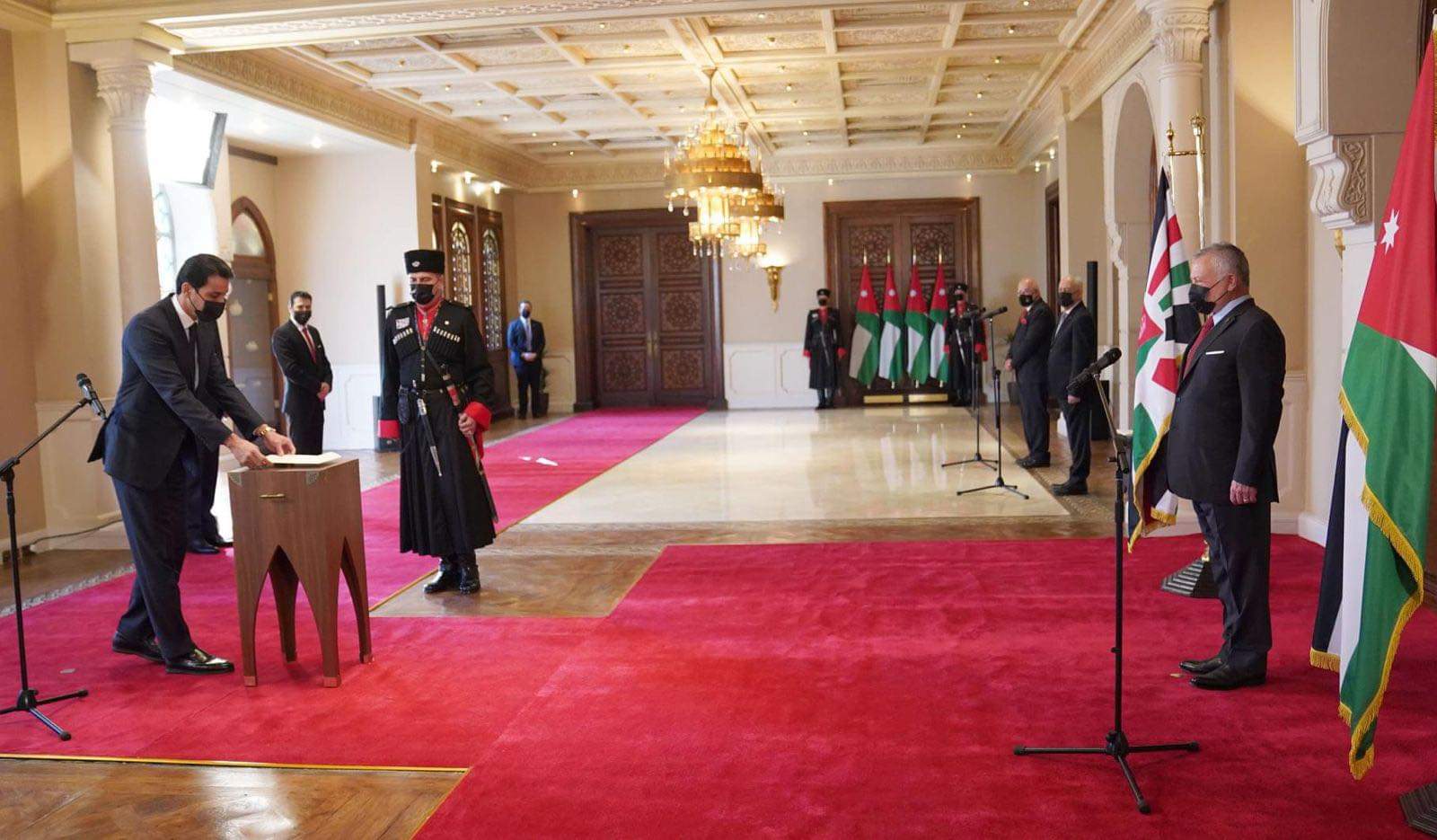 العاهل الاردني عبدالله الثاني يتقبل أوراق اعتماد عبدالباسط البدري سفيرا لليبيا