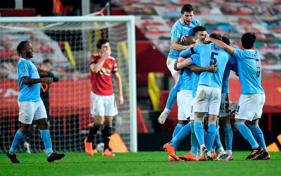 المان سيتي يحجز مكانه في نهائي كأس الرابطة