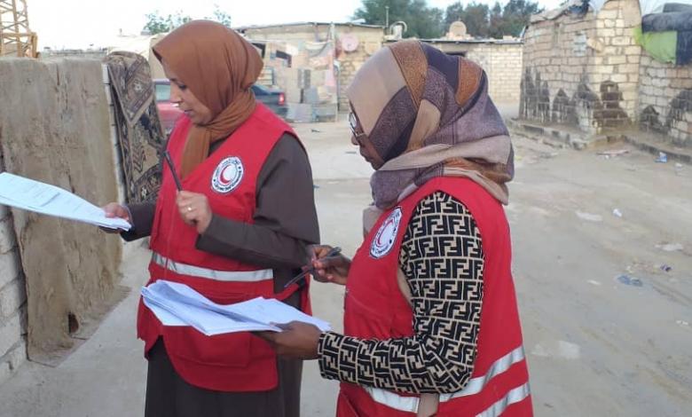 الهلال الأحمر في اجدابيا يبدأ قياس وتعزيز الوعي الصحي والبيئي في المجتمع المحلي