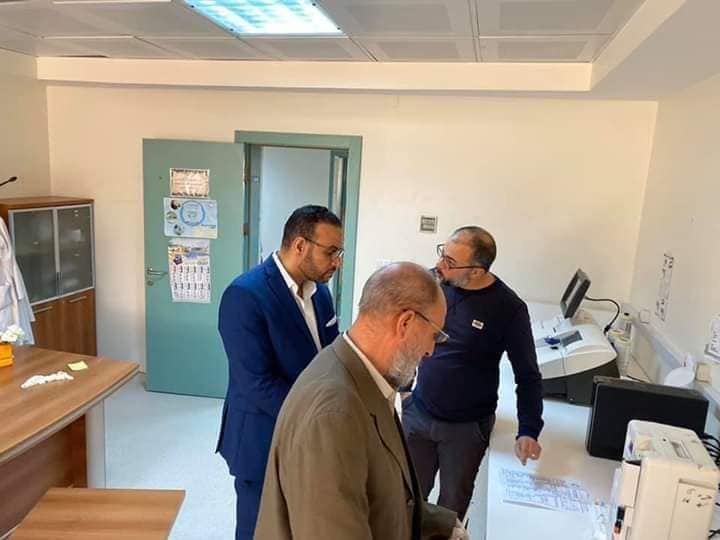 الوكيل العام لصحة الوفاق يتفقد المركز الوطني لعلاج أمراض السكري