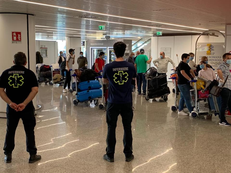 بدء عودة الليبيين من ايطاليا