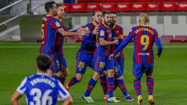 برشلونة ينتزع فوزا ثمينا من ريال سوسيداد