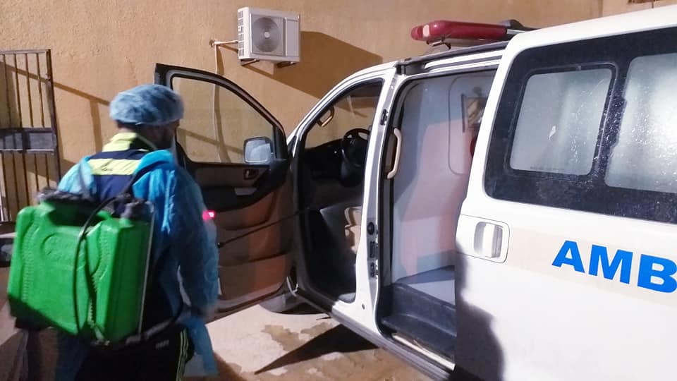 تعقيم مستشفى قمينس القروي وتطهيره