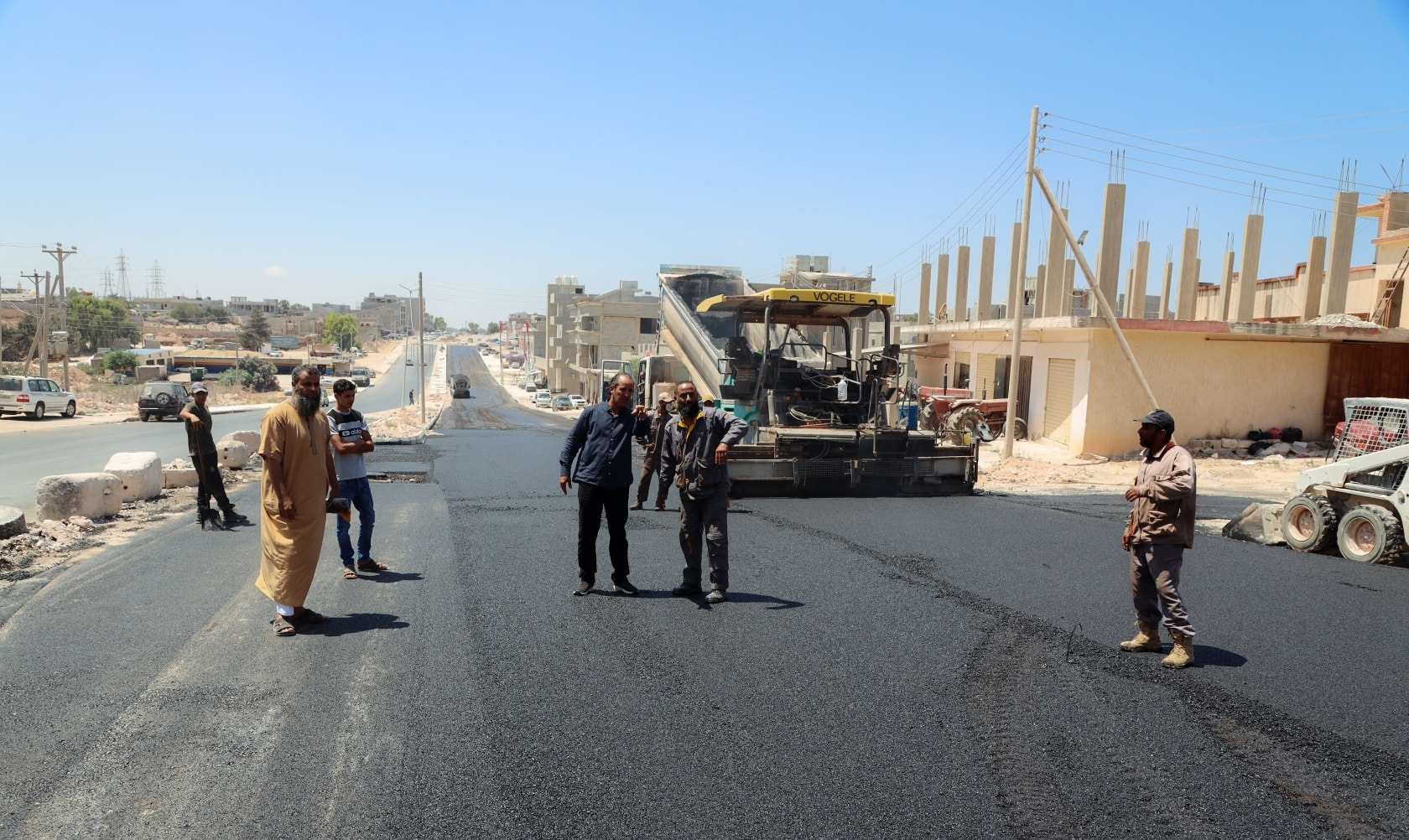 رئيس المجلس التسييري بالبيضاء يشرف على المراحل الاخيرة لمشروع مزدوج (السابع - الواحة)