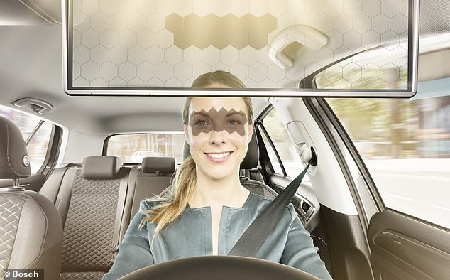 شركة ألمانية تستبدل حاجب الشمس بالسيارات بشاشة LCD مزودة بكاميرا