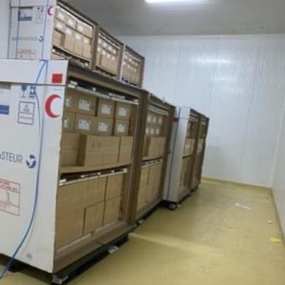 صحة الوفاق تُعلن وصول أولى شحنات  تحصينات الأطفال إلى مخازن جهاز الإمداد الطبي