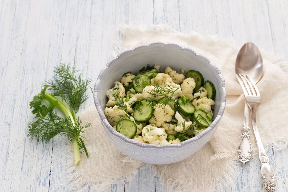 طريقة عمل سلطة القرنبيط بالخيار والشبت