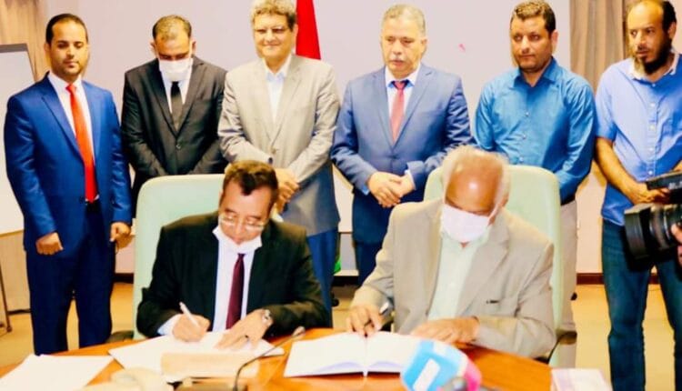 عقد اتفاقية لصيانة الجسر الحديدي بطريق المطار في طرابلس