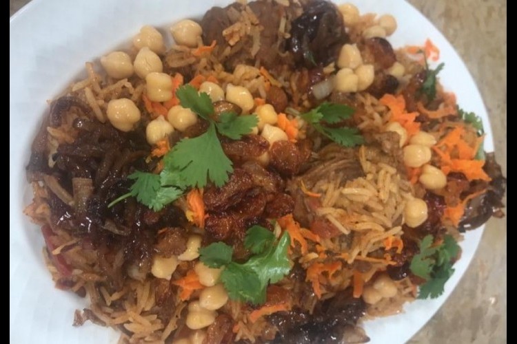 عمل الرز البخاري باللحم