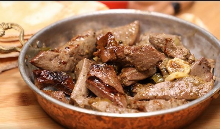 كبدة خروف بالفرن