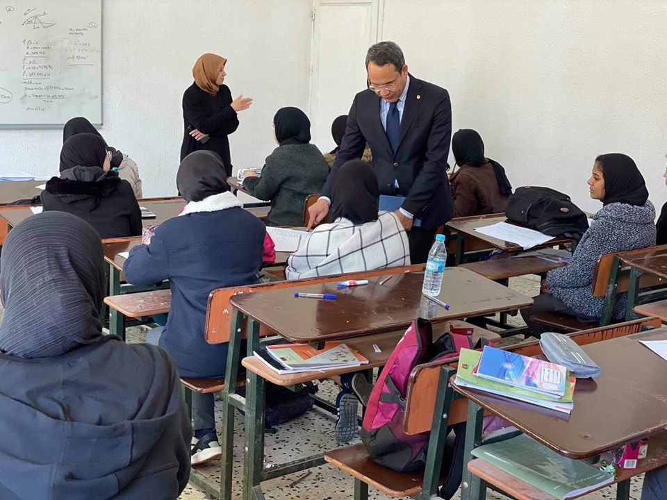 وكيل تعليم الوفاق يتفقد سير العملية التعليمية في مدارس بلدية أبوسليم